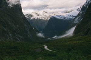 Greg Shield, Photography, Landscape, Nature, Clouds, Mountains, Snowy peak, Mist, Far view, Forest, Snow, Valley, Road, National park, New Zealand