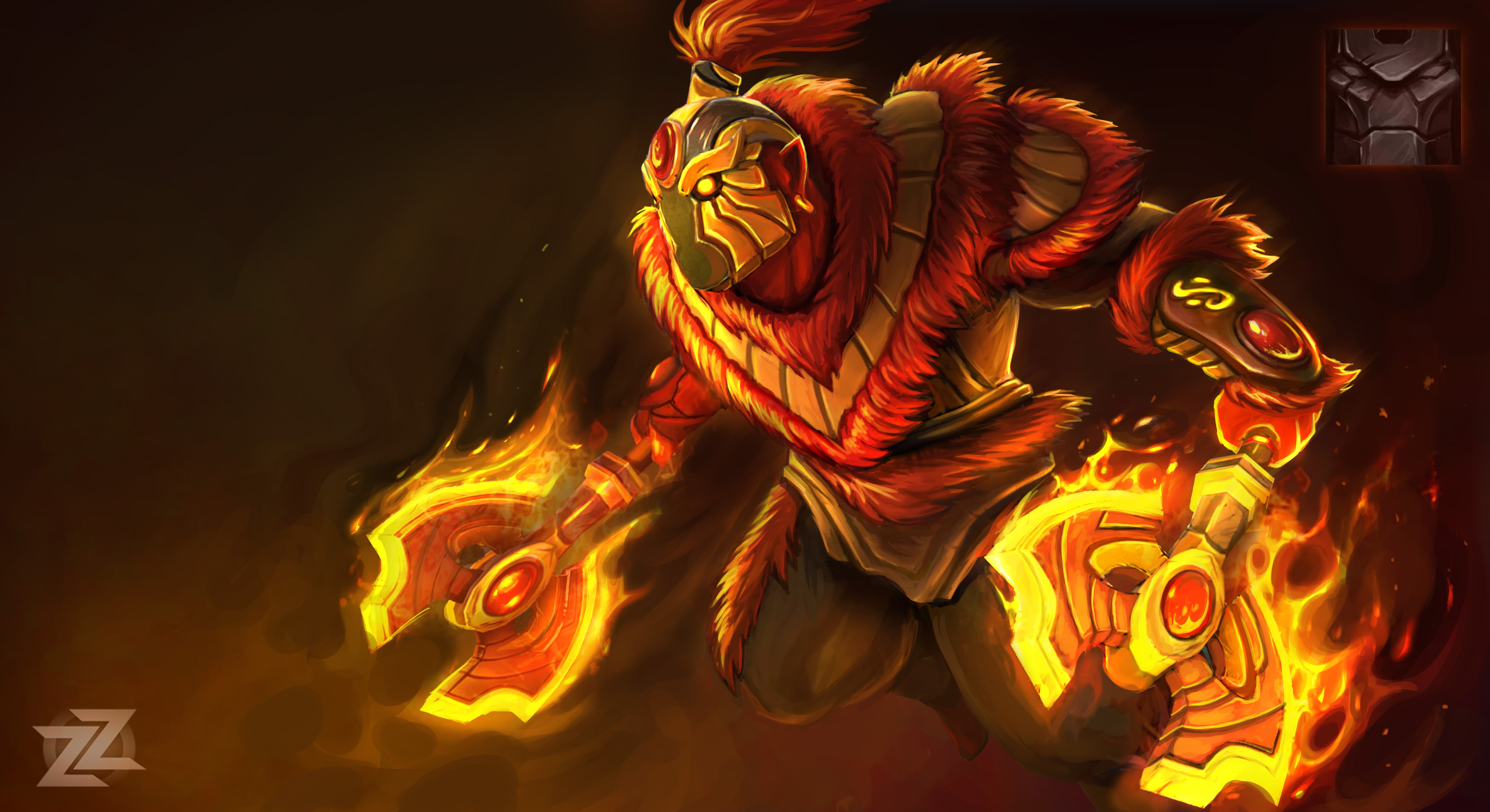 Dota 2, Steam (software), Defense of the Ancients, Video games, Ember Spirit, Axes Wallpaper