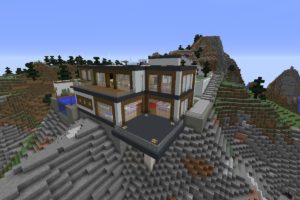 Minecraft, House, Landscape, Modern
