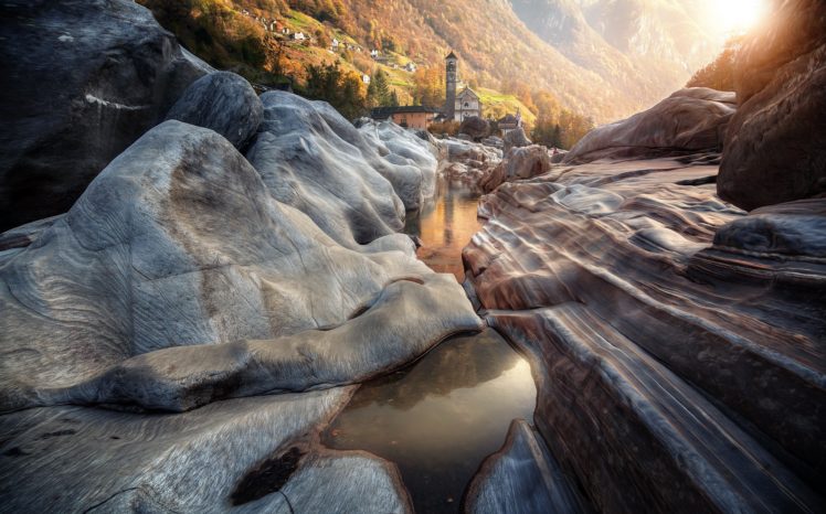 nature, Switzerland, Landscape, Rock, Mountains HD Wallpaper Desktop Background