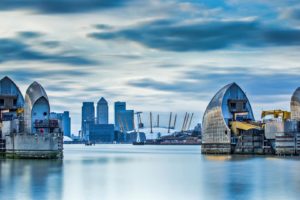 architecture, Building, Cityscape, London, UK, River, Clouds, River Thames, Reflection, Wembley, Long exposure