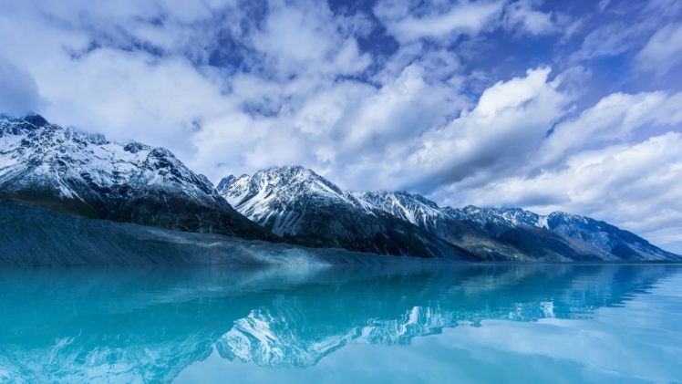 mountains, Blue, Nature, Sky, Reflection HD Wallpaper Desktop Background