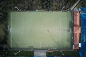 Soccer Field, Aerial view, Soccer, Sports