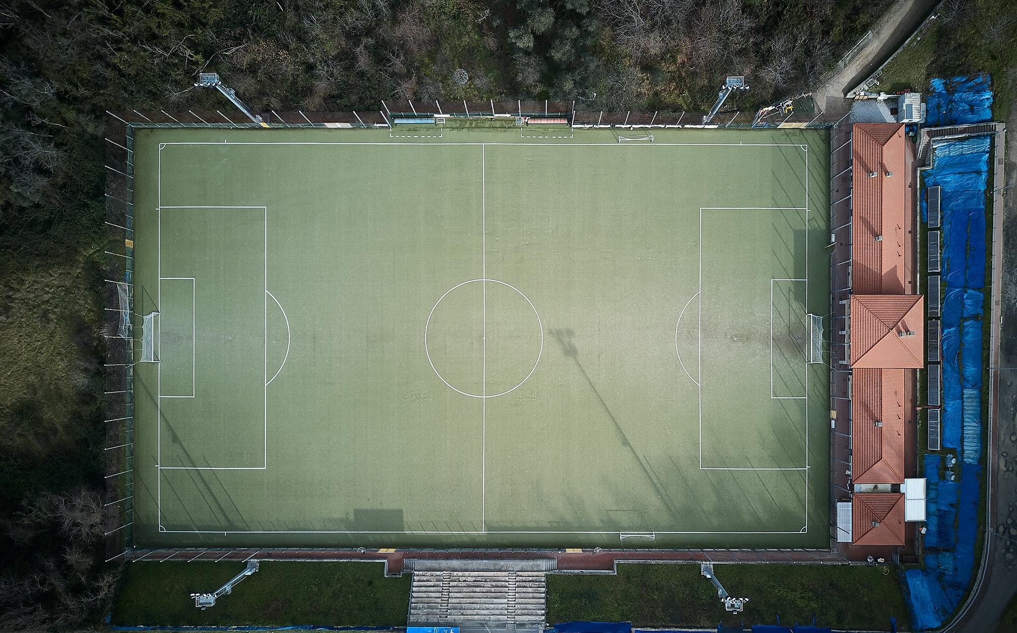 Soccer Field, Aerial view, Soccer, Sports Wallpaper