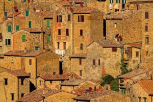Italy, Tuscany, House, Town, Old building