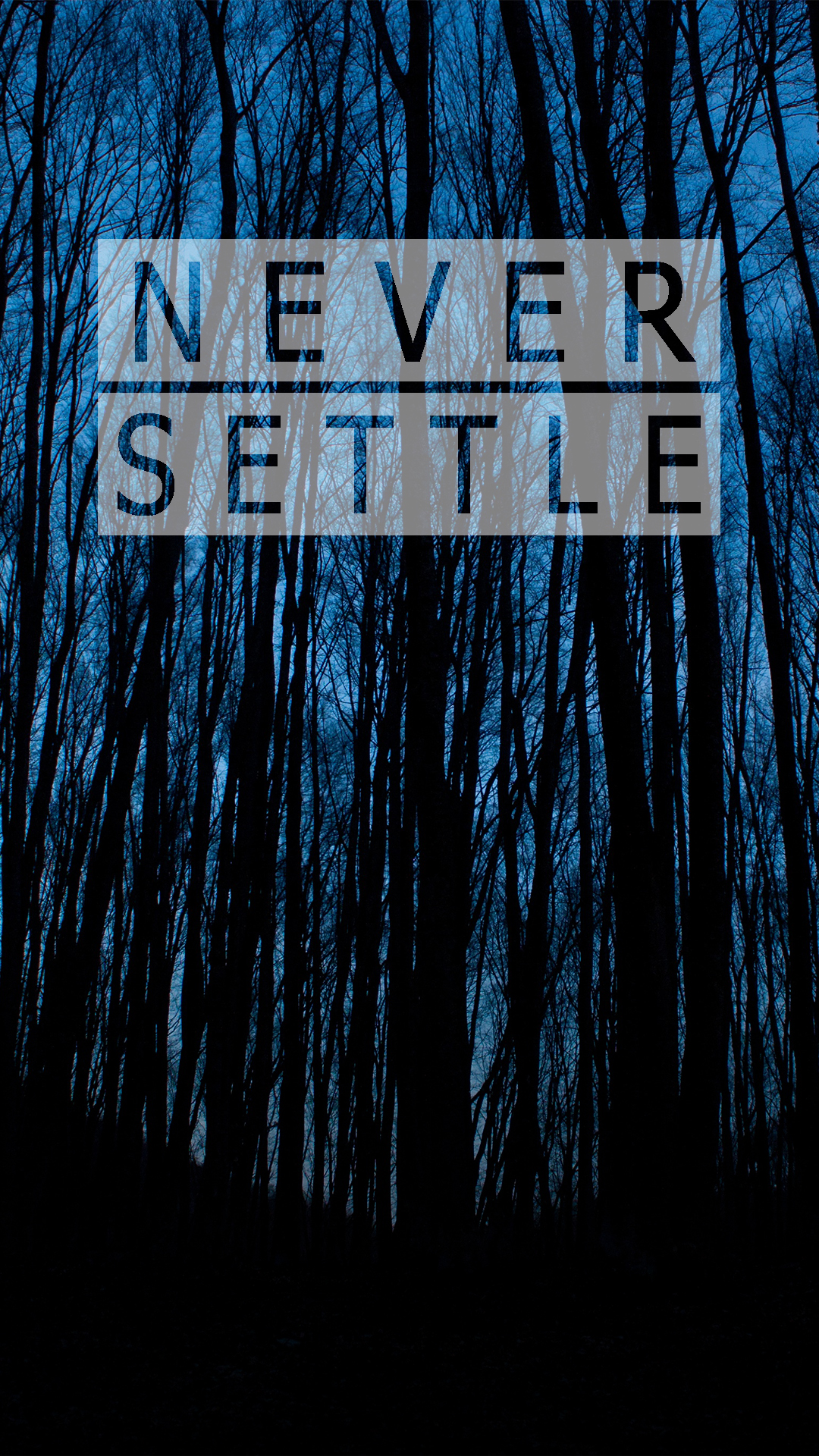 oneplus, Never Settle, Forest, Portrait display Wallpaper
