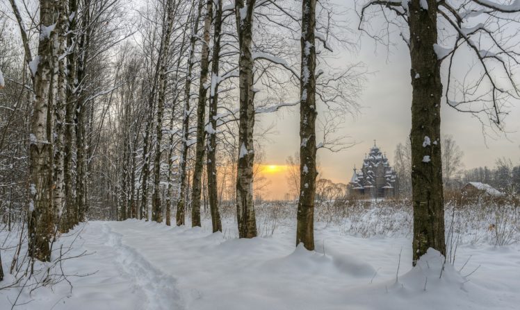 Russia, Landscape, Winter HD Wallpaper Desktop Background