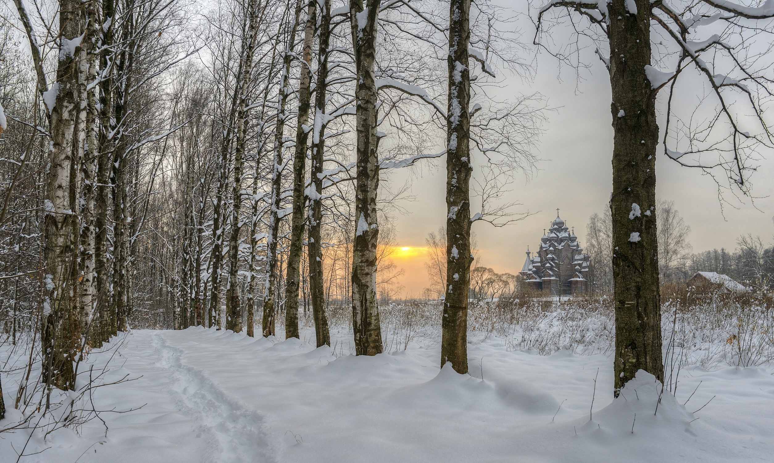 Russia, Landscape, Winter Wallpaper