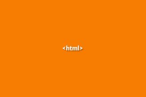 minimalism, HTML