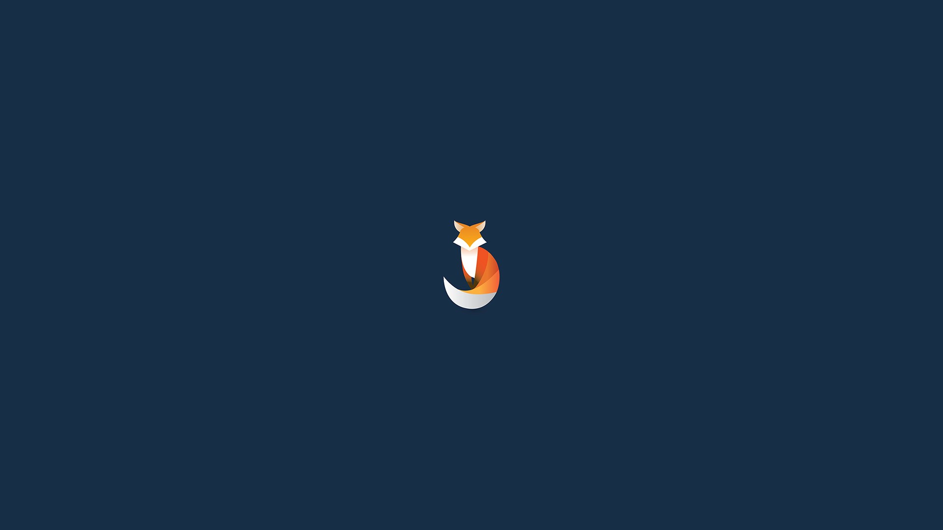 minimalism, Fox, Mozilla Firefox Wallpaper