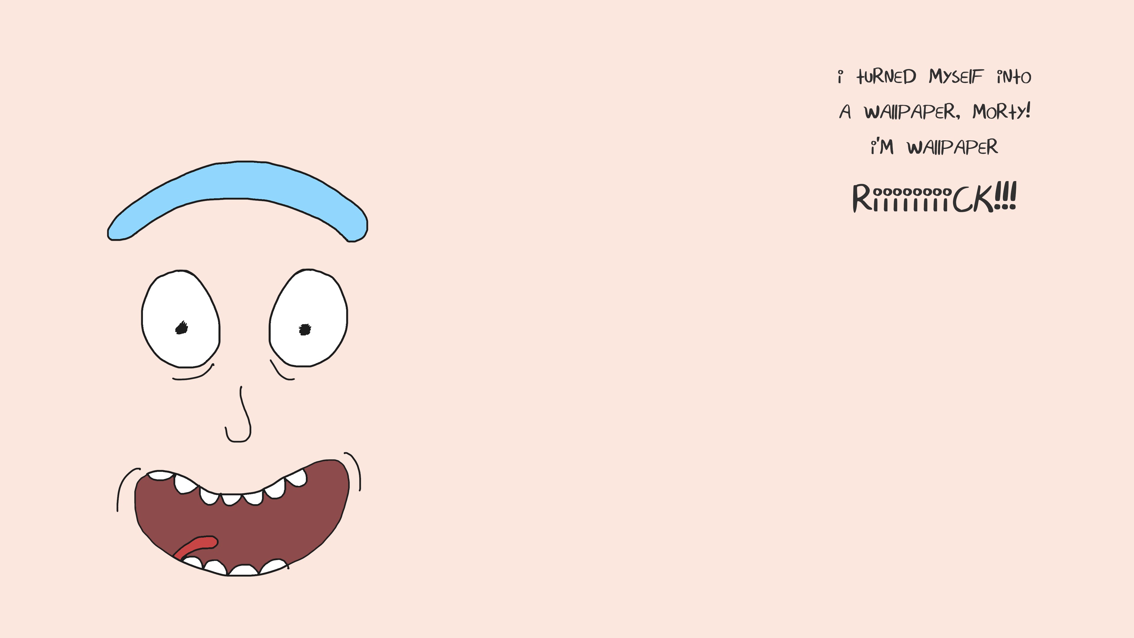 Rick and Morty, Minimalism Wallpapers HD / Desktop and Mobile Backgrounds