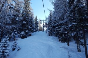 ski lift, Snow