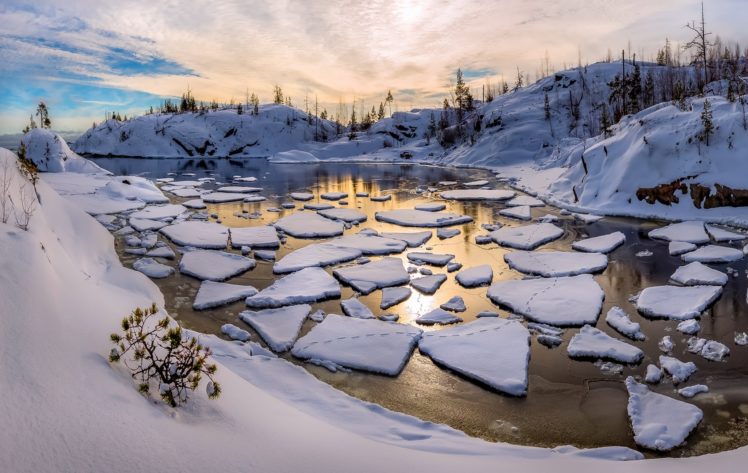 ice, Snow, Winter, Nature, Landscape HD Wallpaper Desktop Background