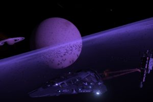 Elite: Dangerous, E:D, Space, Space Simulator, Python (E:D), Planetary rings, Spaceship