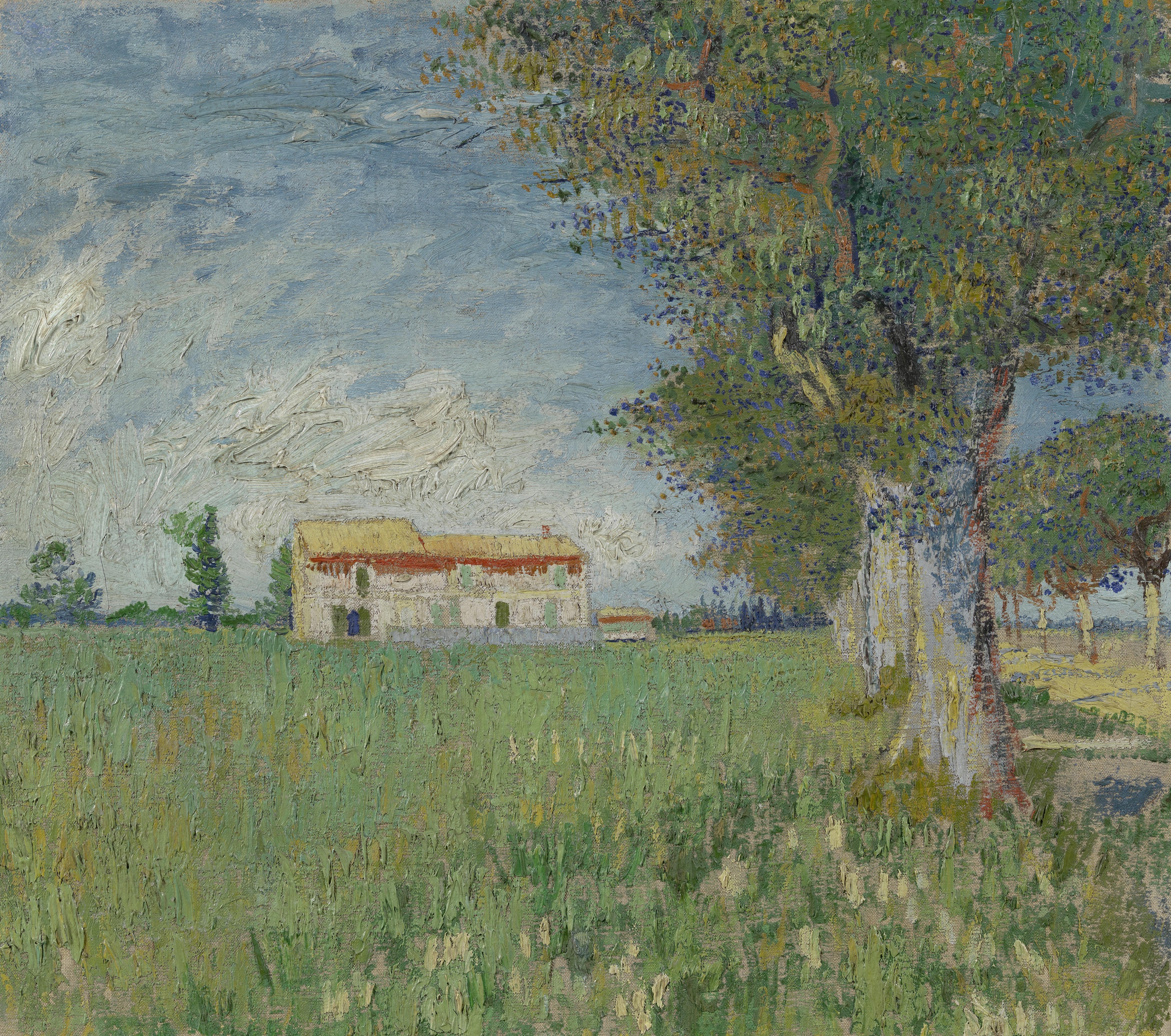 Vincent van Gogh, Oil painting, Painting, Landscape Wallpaper