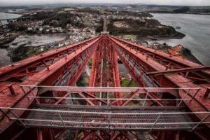 Forth Bridge, Metal, Red, Scotland, Architecture