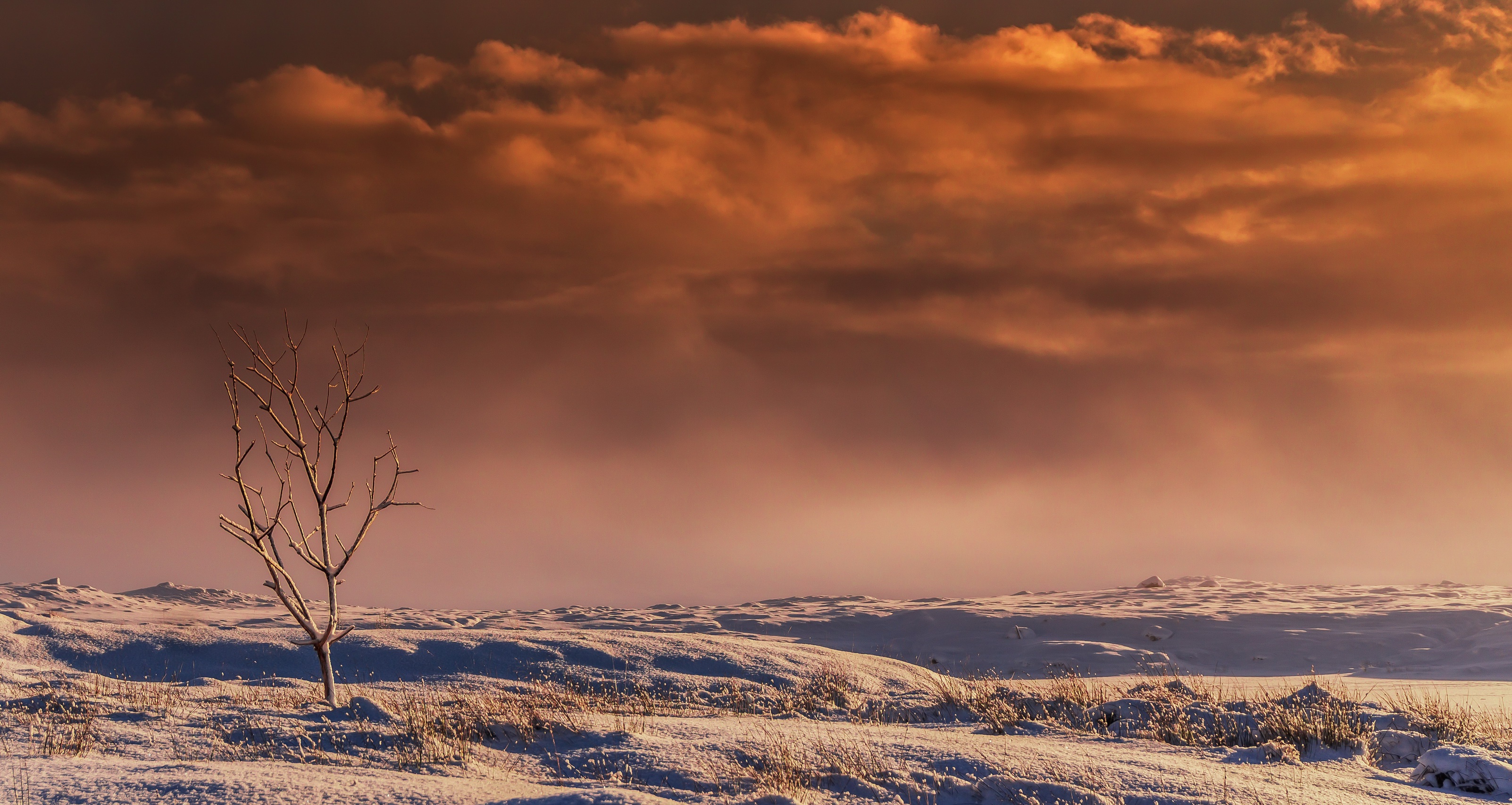 nature, Sky, Landscape, Snow Wallpaper