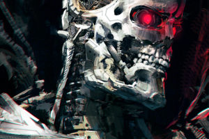 red eyes, Terminator, T 800, Robot, Skynet, Endoskeleton