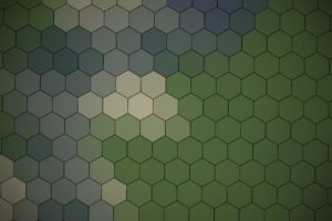 artwork, Green, Pattern, Beehive patterns, Hexagon
