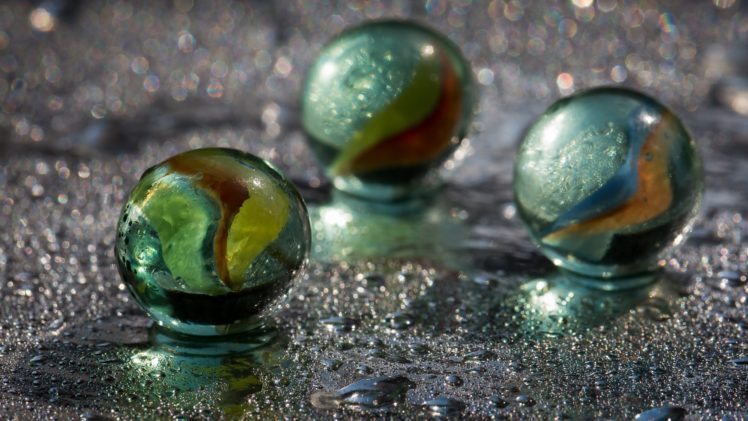 glass, Marble, Depth of field, Water drops HD Wallpaper Desktop Background
