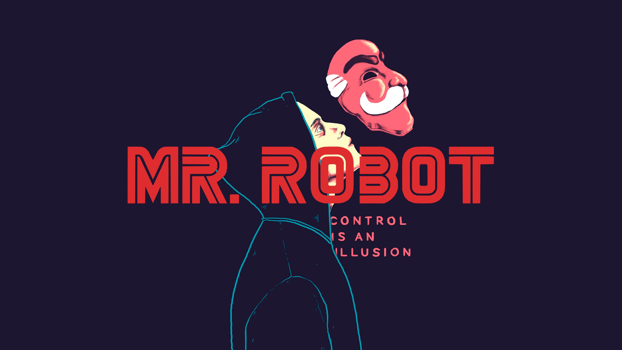 Elliot (Mr. Robot), Henrique Petrus, Rami Malek, Mr. Robot, Fsociety, Illustration, Fan art, TV Wallpaper