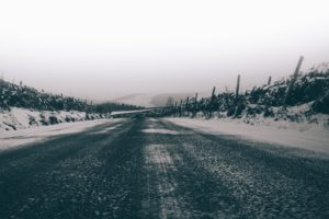nature, Road, Snow