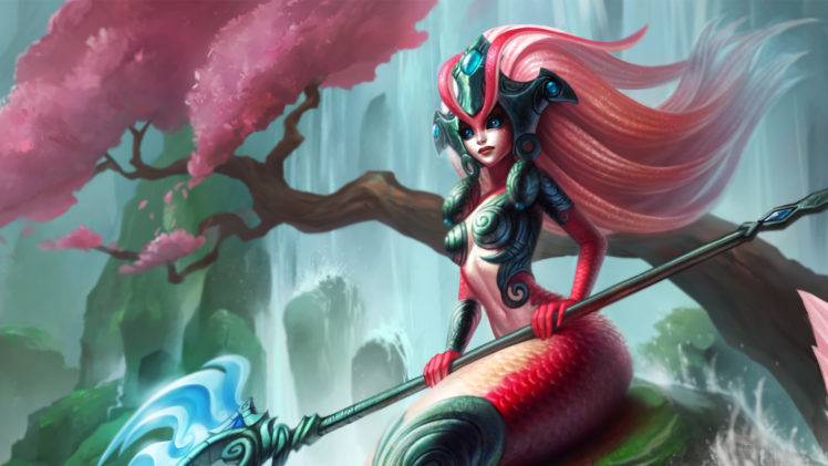 League of Legends, Nami (league of legends), Mermaids HD Wallpaper Desktop Background
