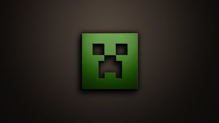 Wallpaper drops metal the game Desk scratches Minecraft Creeper  images for desktop section игры  download