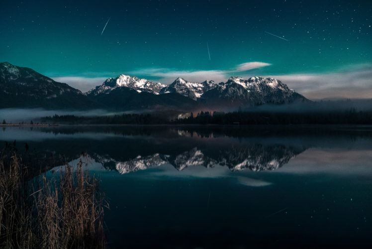 nature, Mountains, Mountain pass, Reflection HD Wallpaper Desktop Background