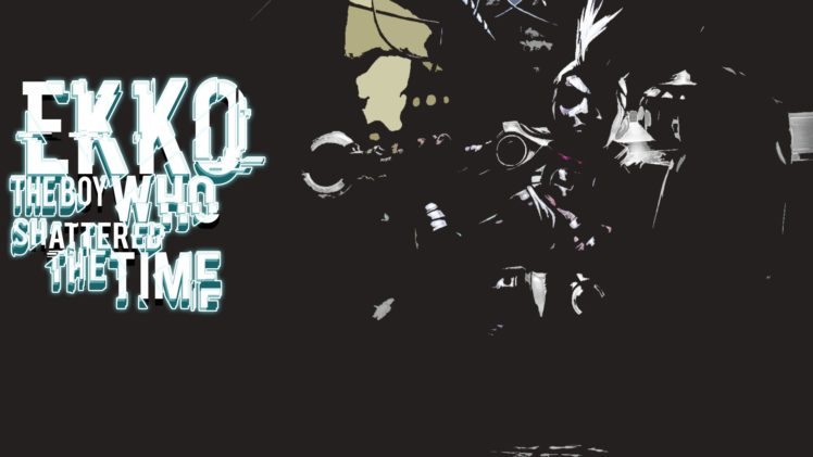 Ekko, Time, Simple, Black, League of Legends HD Wallpaper Desktop Background