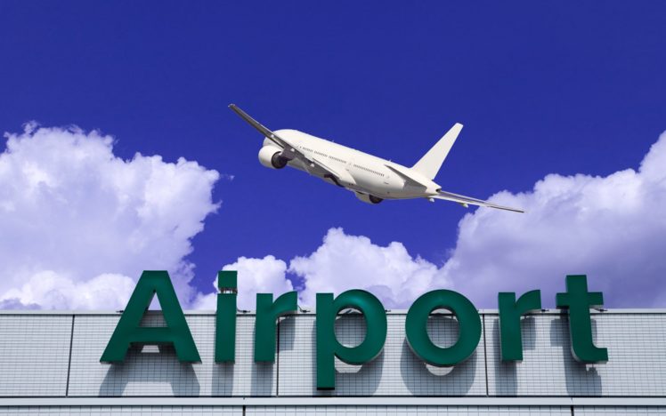airport, Airplane, Sky, Clouds HD Wallpaper Desktop Background
