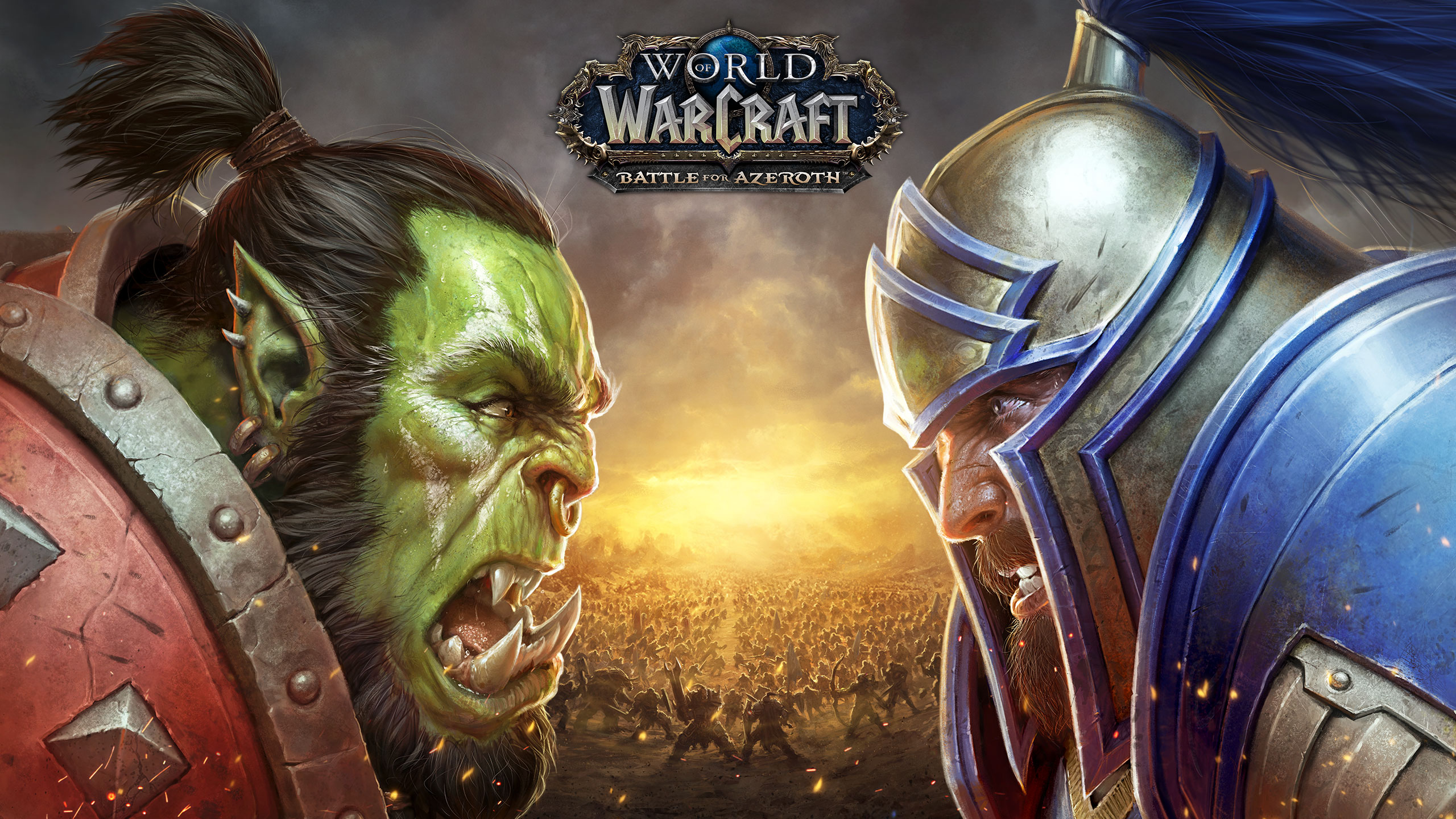 World of Warcraft: Battle for Azeroth, Video games, Artwork, Orc, Horde, Alliance, Warcraft, World of Warcraft, Blizzard Entertainment Wallpaper