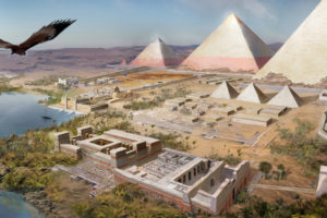 Assassins Creed: Origins, Video games, Artwork, Assassins Creed, Egypt, Landscape, Pyramids of Giza, Eagle, Ubisoft