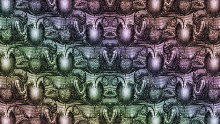 H. R. Giger, Pattern, Symmetry HD Wallpaper Desktop Background