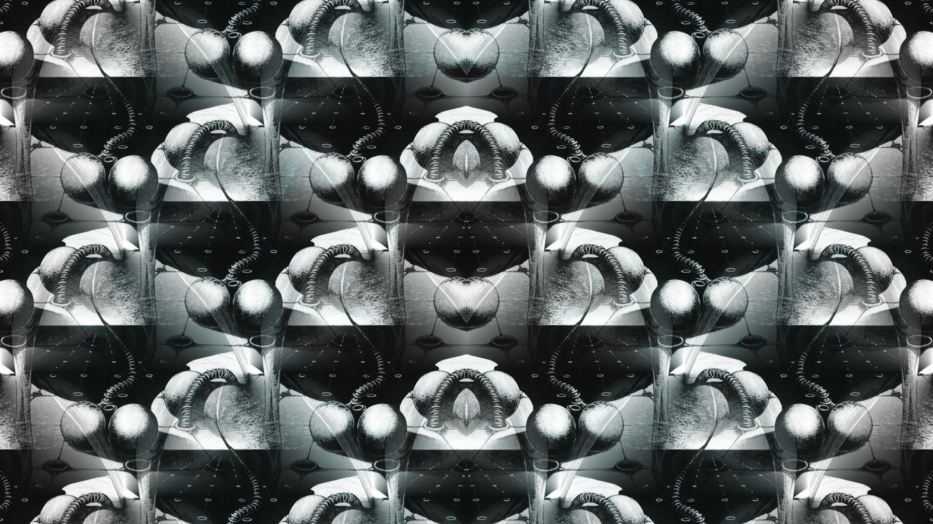 H. R. Giger, Pattern, Symmetry Wallpaper