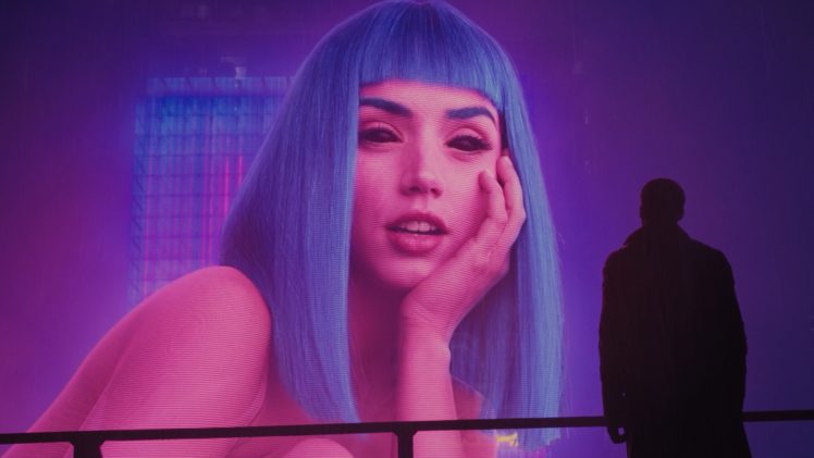 Ryan Gosling, Joi, Women, Blue hair, Ana de Armas, Blade Runner 2049, Blade Runner, Movies HD Wallpaper Desktop Background