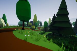 low poly, Unreal Engine 4, Environment, Nature, Forest