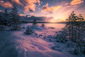 nature, Norway, Winter, Landscape, Snow