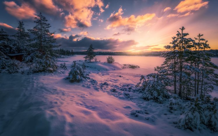 nature, Norway, Winter, Landscape, Snow HD Wallpaper Desktop Background