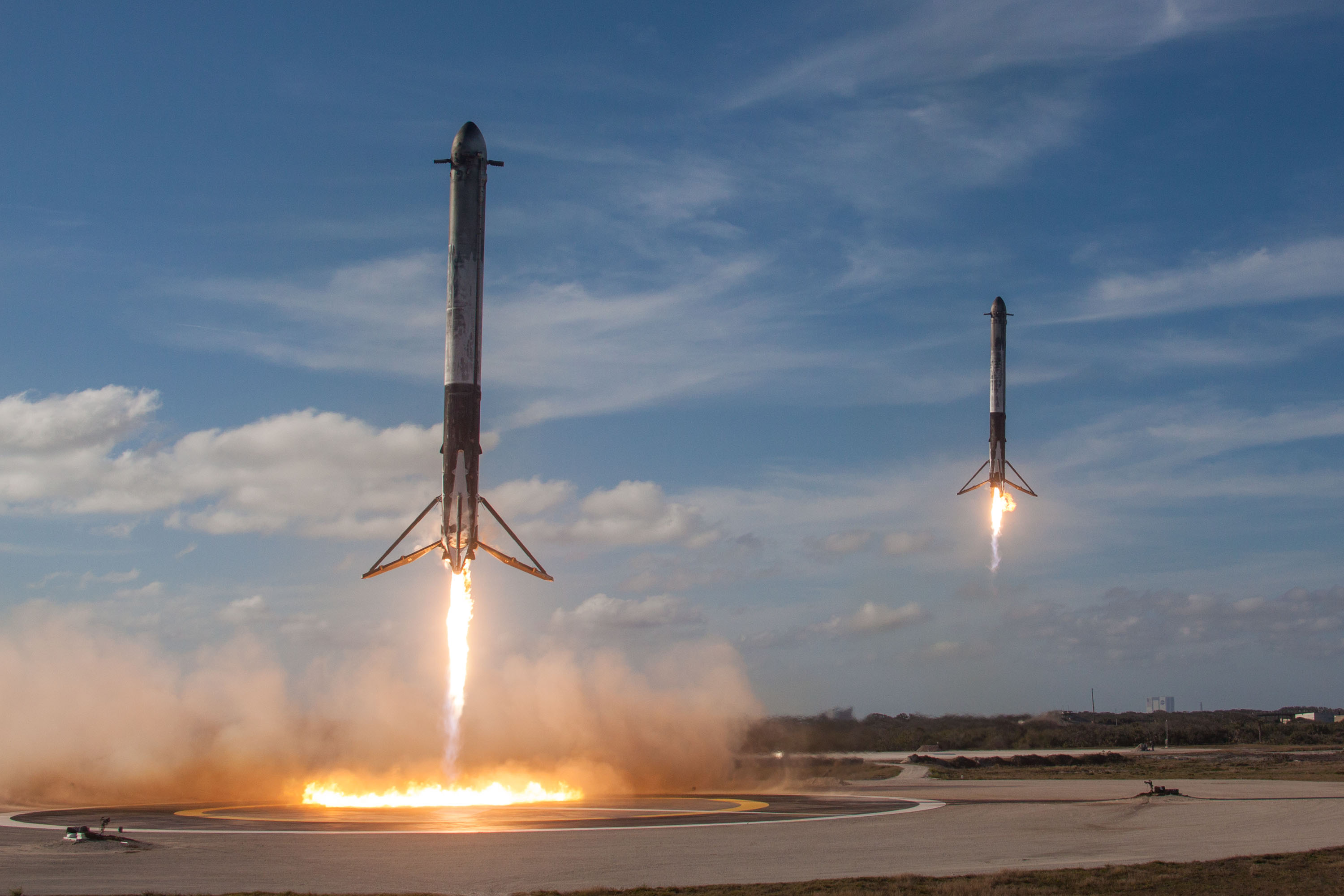 SpaceX, Rocket, Smoke, Cape Canaveral, Falcon Heavy, Falcon 9, Falcon Wallpaper