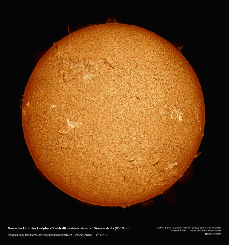 Sun, H alpha, Astronomy HD Wallpaper Desktop Background