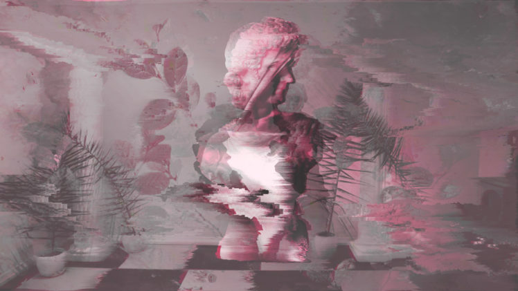 vaporwave, Statue HD Wallpaper Desktop Background