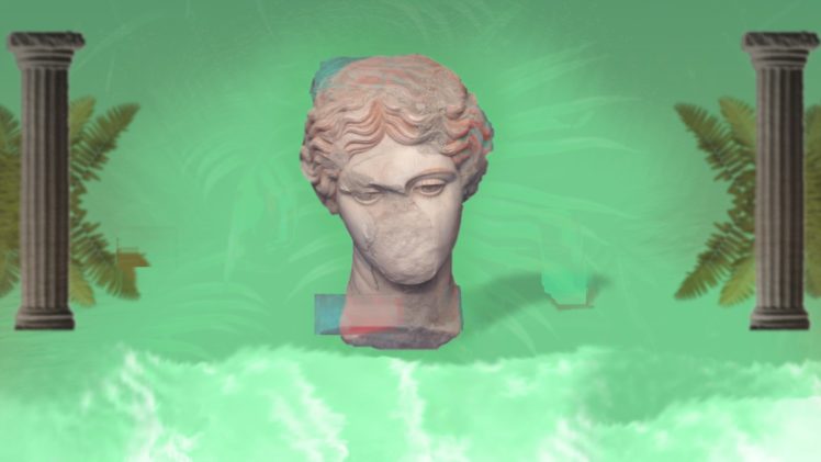 vaporwave, Statue HD Wallpaper Desktop Background