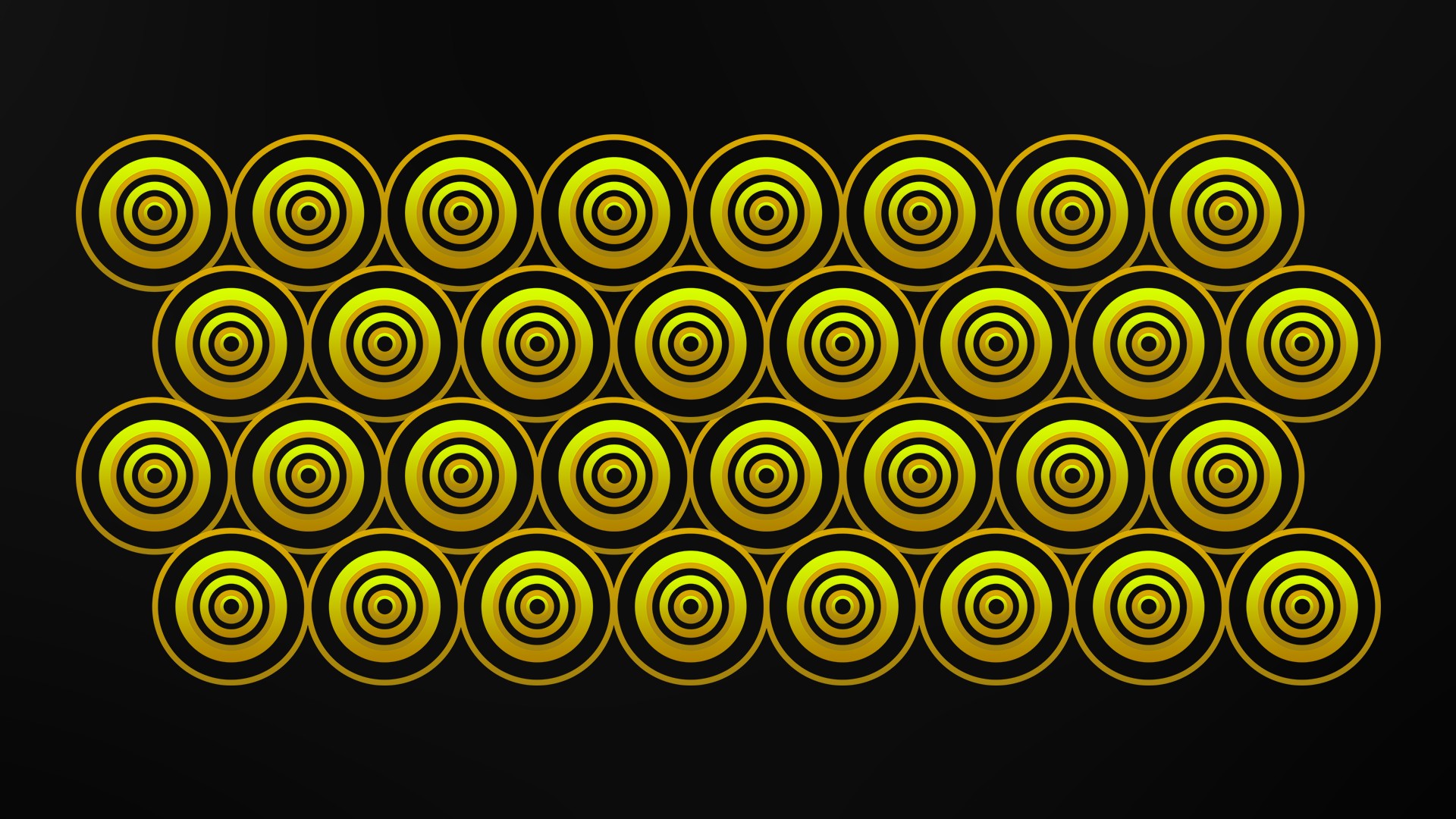 circle, Yellow, Simple Wallpaper