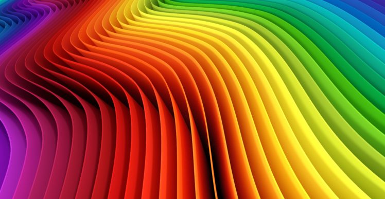 abstract, Wavy lines, Colorful HD Wallpaper Desktop Background