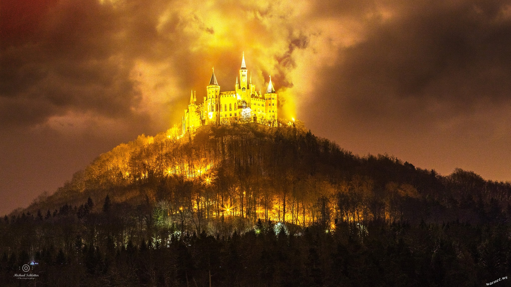 Michael Schlotter, Architecture, Castle, Nature, Landscape, Trees