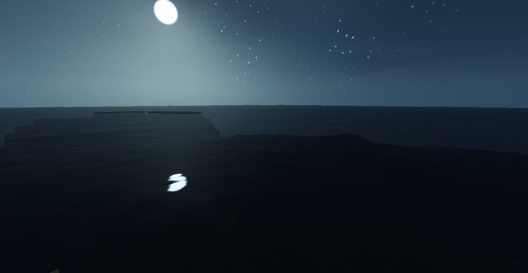 Minecraft, Landscape, Night HD Wallpaper Desktop Background