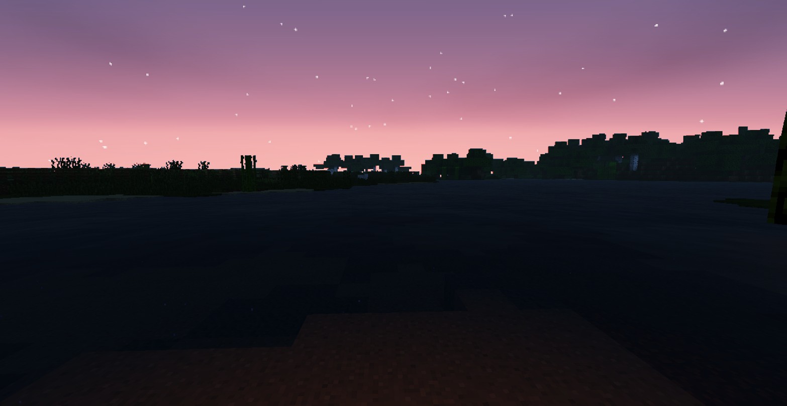 Minecraft, Sea sponge, Landscape, Sunset Wallpaper