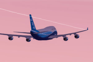 Boeing, Boeing 747, Airplane, Clouds