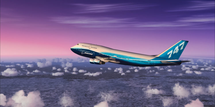 Boeing, Boeing 747, Airplane, Clouds HD Wallpaper Desktop Background